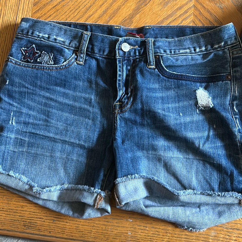 Denim shorts